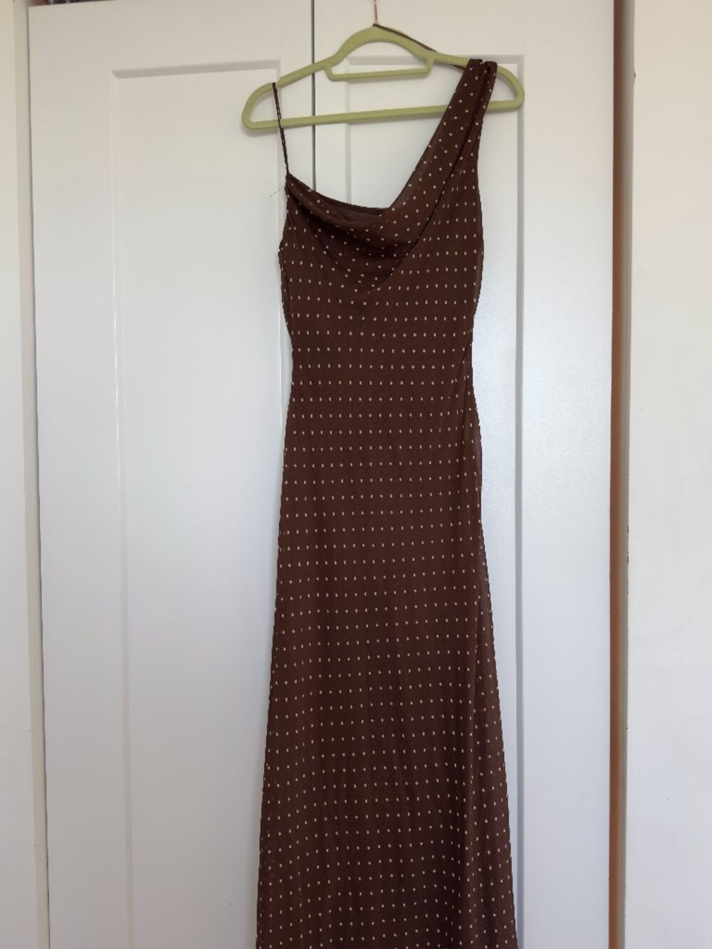 Zara Long Dotted Tulle Dress